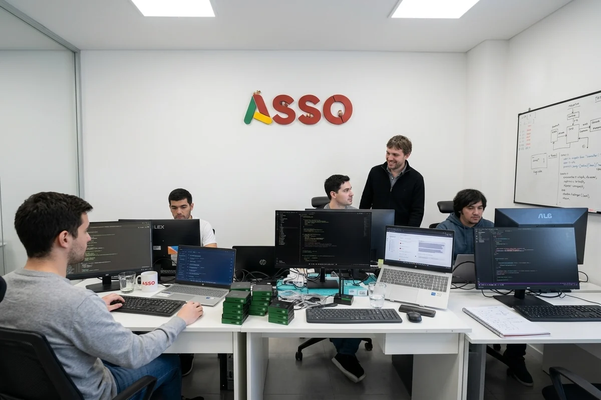 Equipo de ingenieros y especialistas de ASSO en Santa Fe